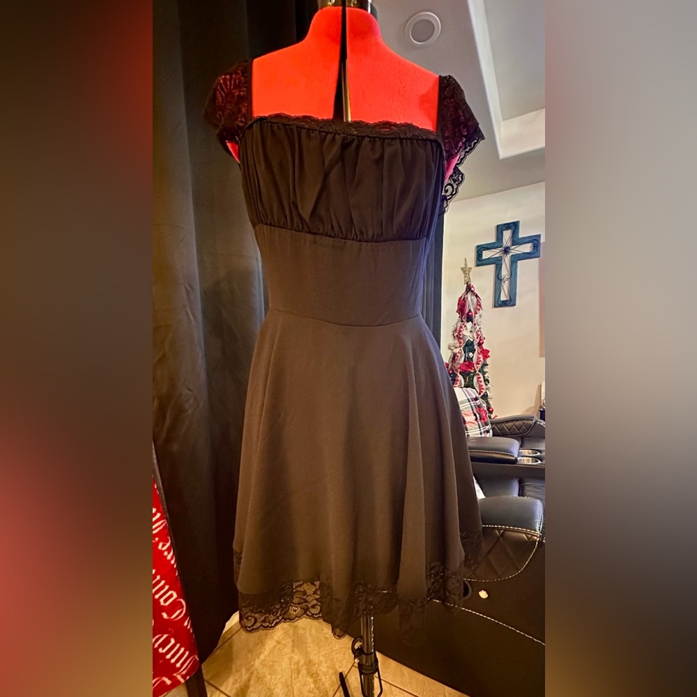 Fashion Nova Black lace mini Dress